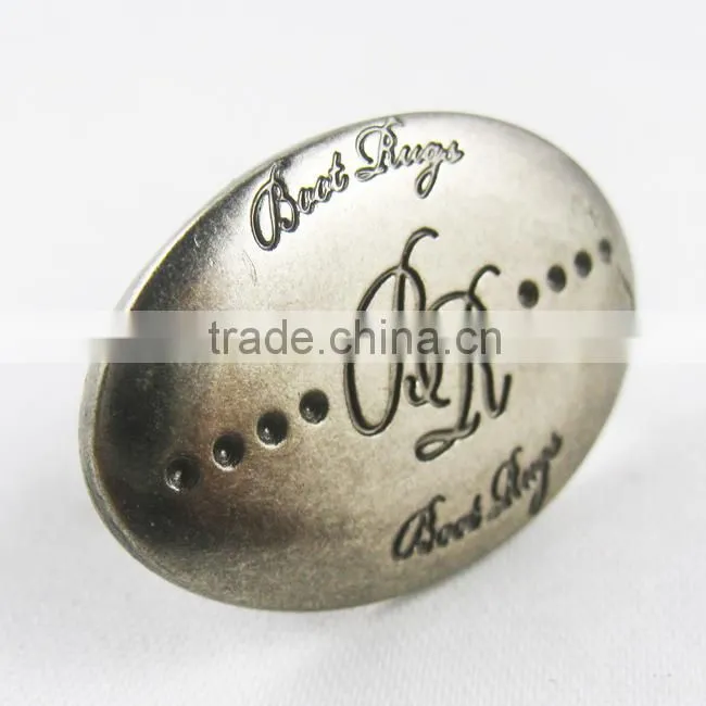 bag accessories metal plates