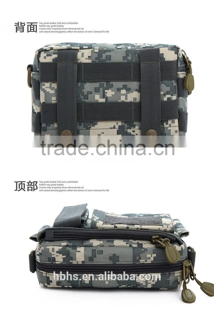Canvas military small message sport waist bags