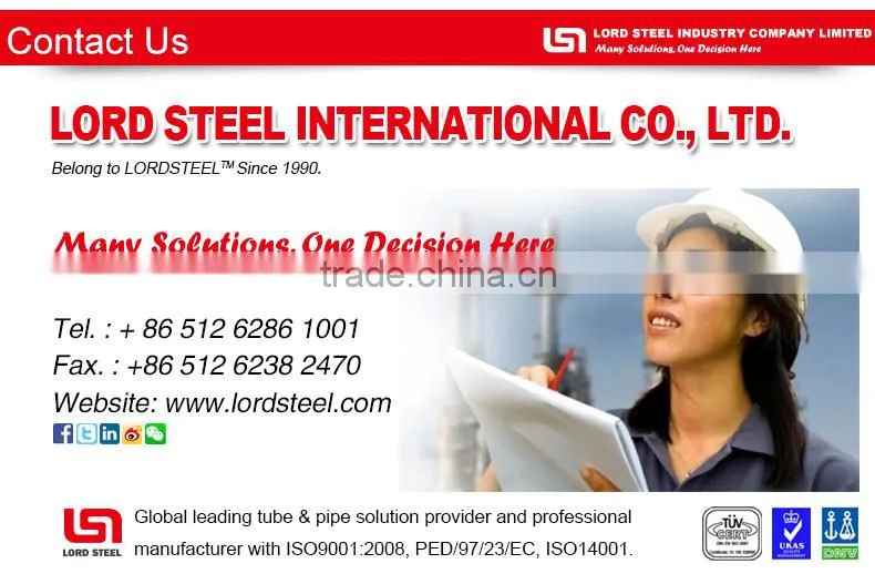 For condenser U Shaped heat exchange Stainless Steel tube
