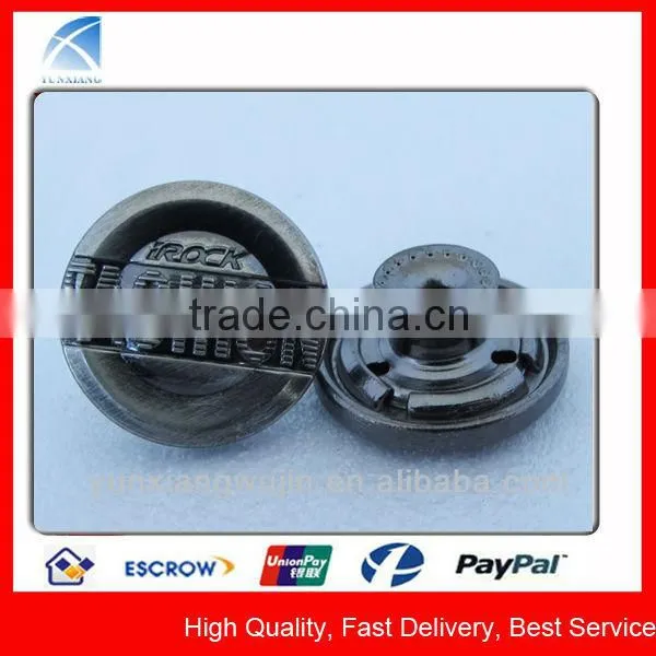 YX1586 Custom Metal Buttons for Jeans