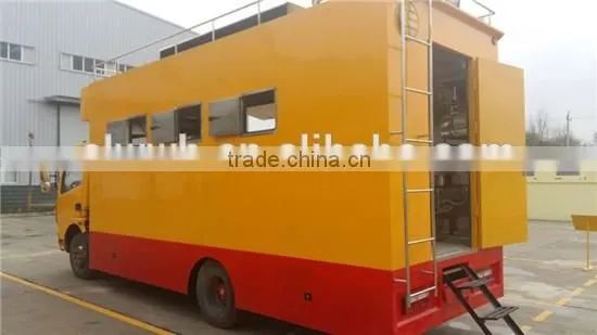 Fast food selling truck, mobile food truck