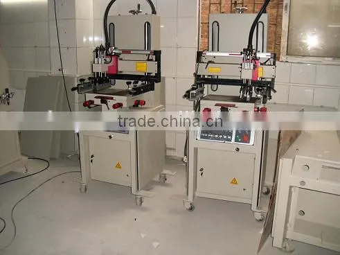 vacuum worktable flat screen printing machine for paper