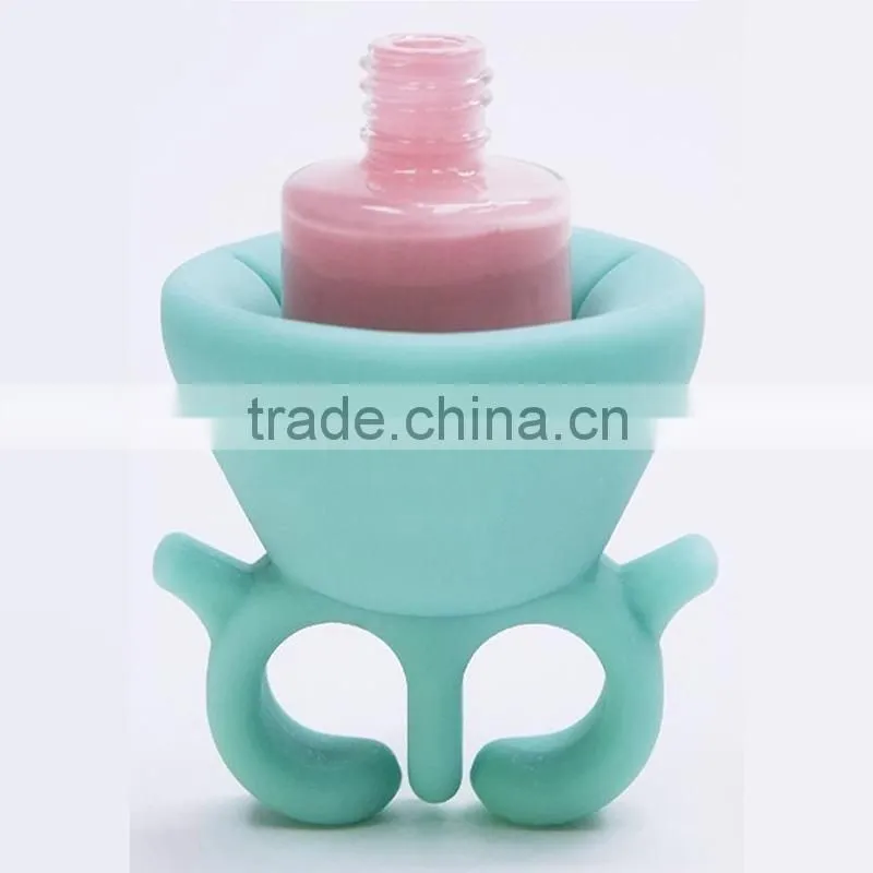 Wearables nail polish bottle holder Nail oil bottle sets lazy bones articles