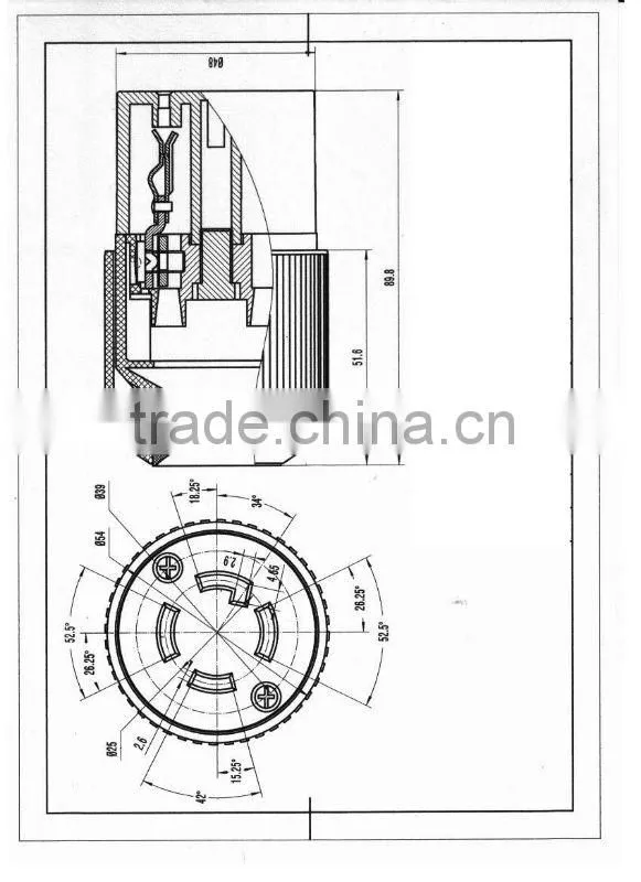 twist locking socket