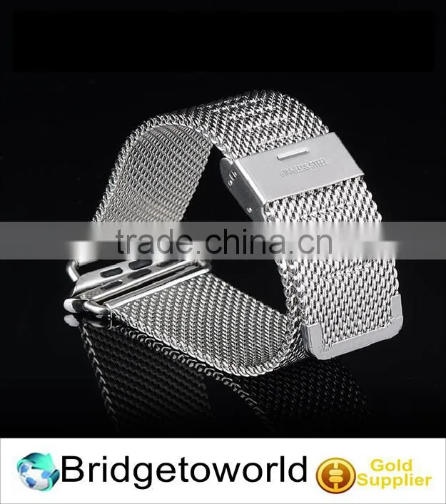 Thick Fashion Stainless Steel Band For Apple iWatch 38mm WatchBand Girl Lady Men Boy Belt 42mm For Apple Watch Sport Edition