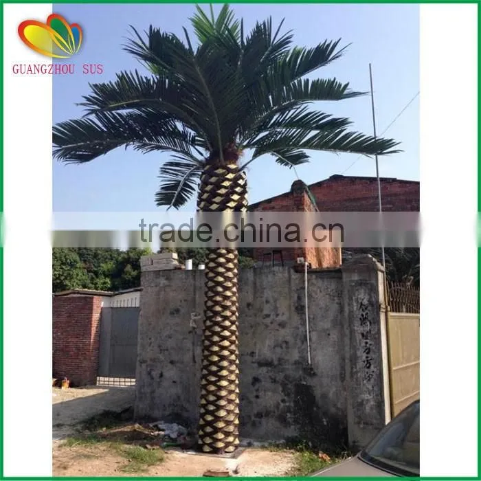 garden decor artificial date palm tree with fiberglass