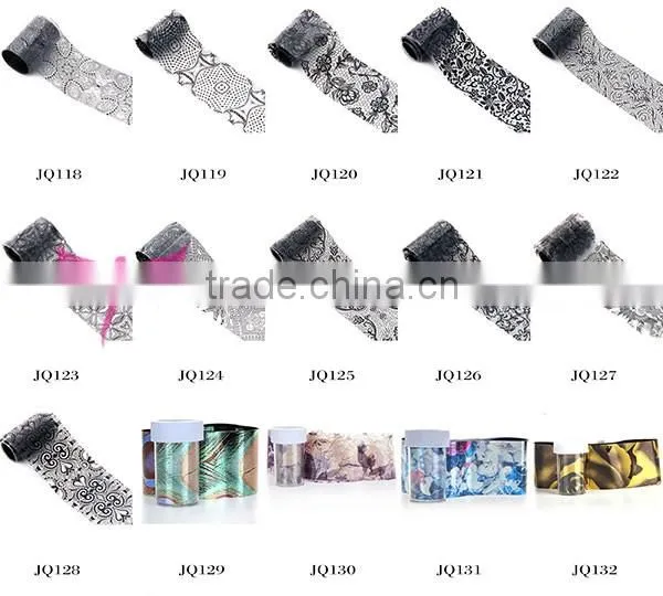 New fashion lace nail transfer foil,Moglad nail art star transfer foil design