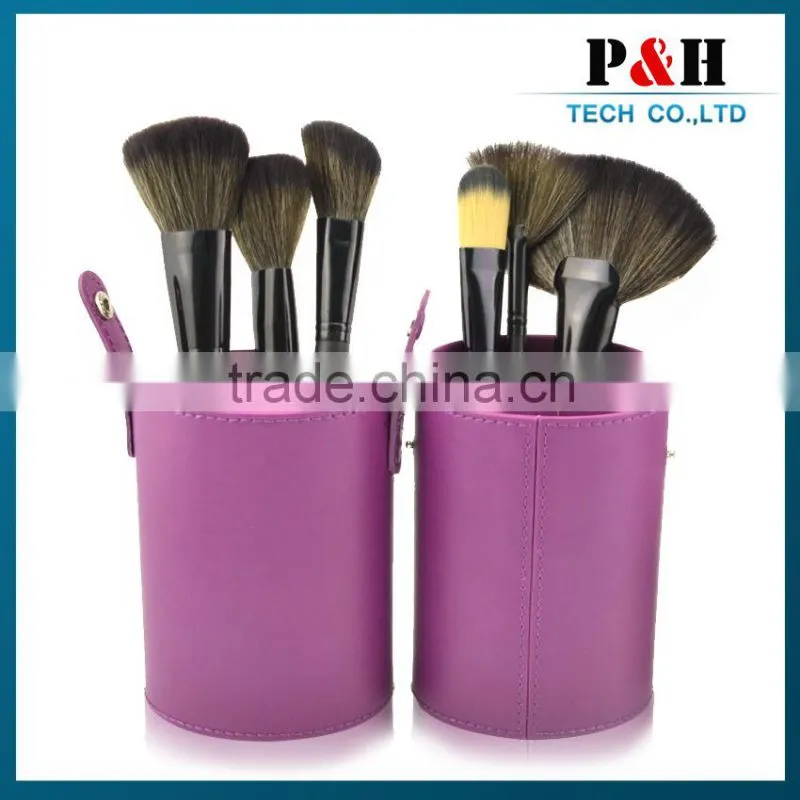 oem handmade leather box , box for Foundation brush leather tool box
