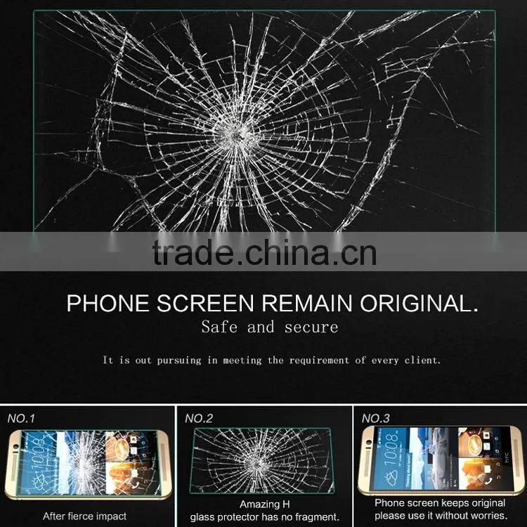 China wholesale price ultra alim 0.25mm tempered glass screen protector for Htc M9