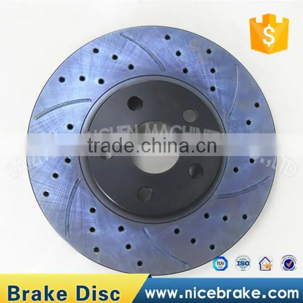 Auto Spare Parts Of China brake discs ,Drilled and Slotted with Dacromet