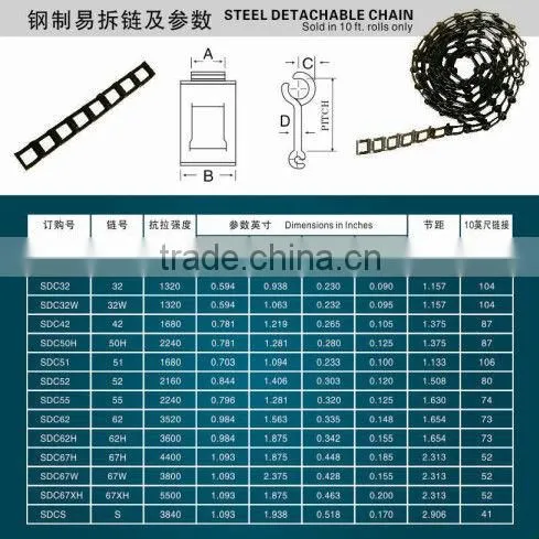 detachable chain