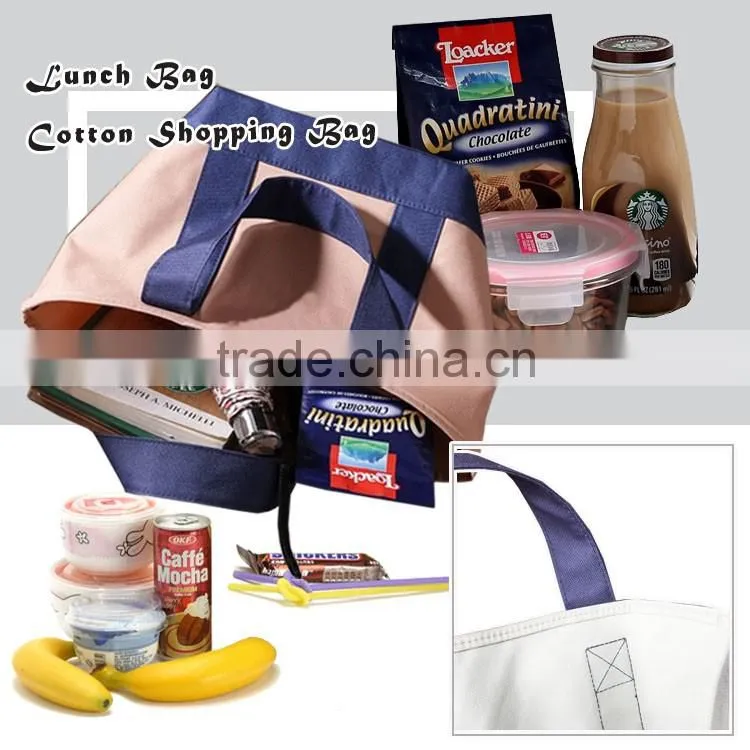 new design Customized lunch bag Cotton Tote Bag Shopping Bag