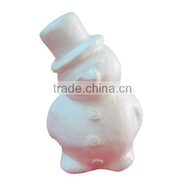 Styrofoam snowman for Christmas Decoration