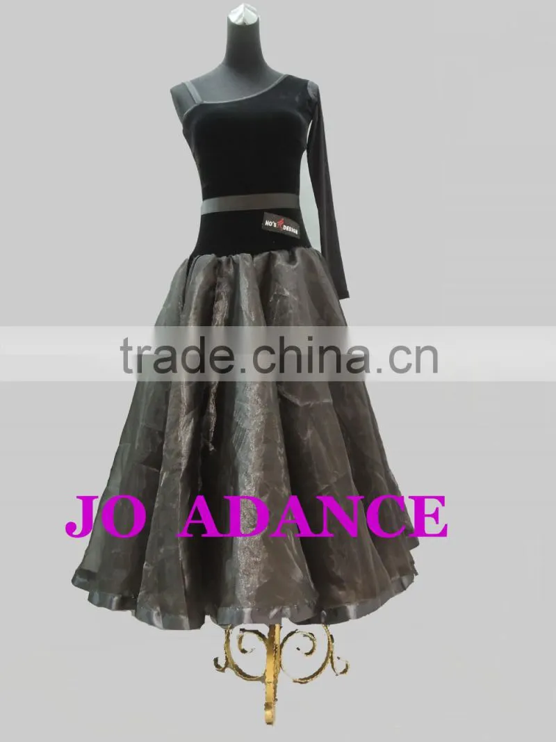 Children dancing ballroom dance skirt chiffon skirt chiffon skirt dancing