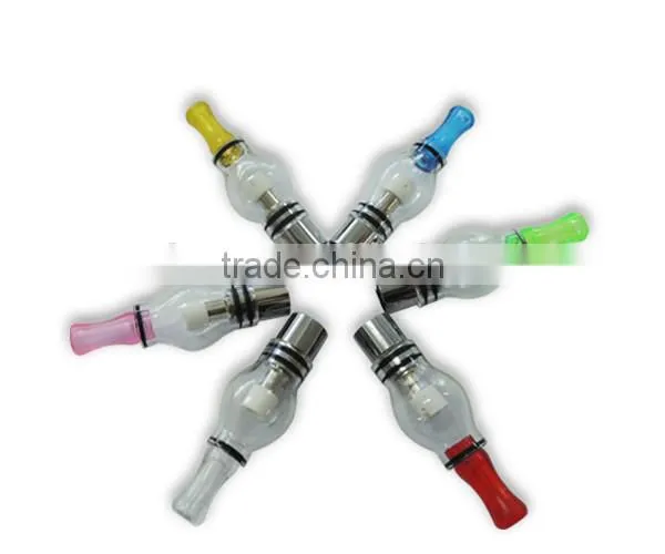 New arrival factory price wax atomizer glass atomizer titanium coils ceramic wicks glass atomizer electronic cigarette wholesale