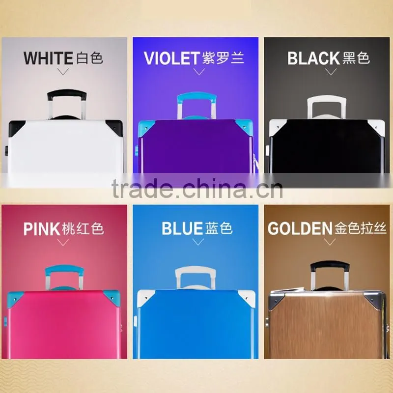 Packaging & Shipping Decent ABS PC Vintage Trolley Luggage Vintage Suitcase