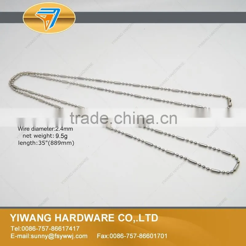 Christmas Decoration Iron Ball Chain Necklace