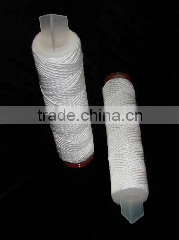PP / cotton String wound type water filter element with fin / purifier Cartridge