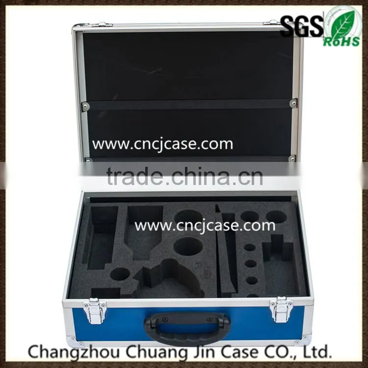High-grade aluminum tool box with customizable EVA model