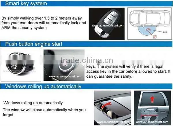 Smart Start Engine remote start engine car parts for Volkswagen GOLF