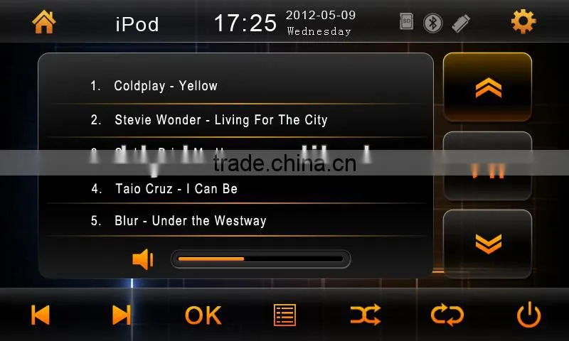 Direct Factory BT with Phonebook IPOD camry 2012 car stereo