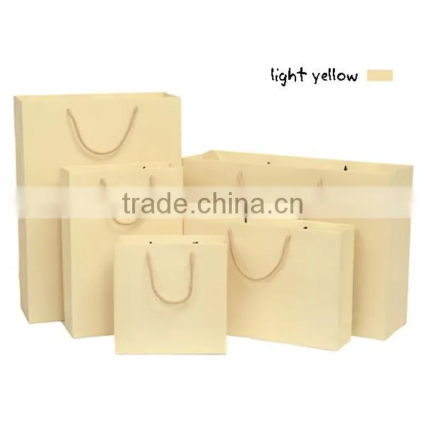 Simple Colorful Paper Shopping Bag