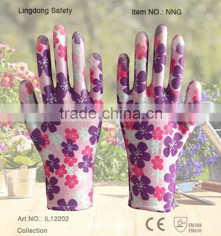 ESD PU Coated Carbon Nylon gloves