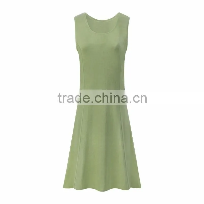 Temperament women sleeveless posed even accept waist beach dress printing garment dress dress tide