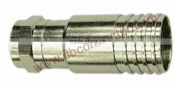 All metal universal F rg11 crimp connector