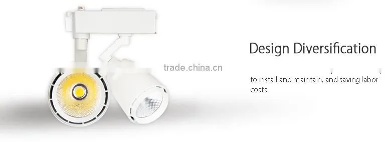Optical loss, good illumination track lighting system