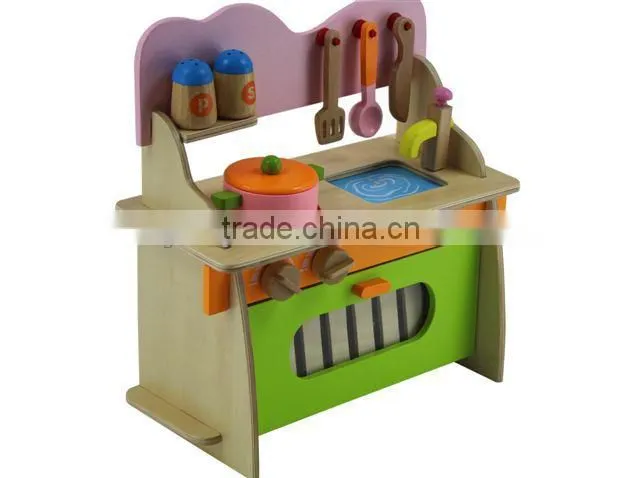 Modern wooden kitchen toy