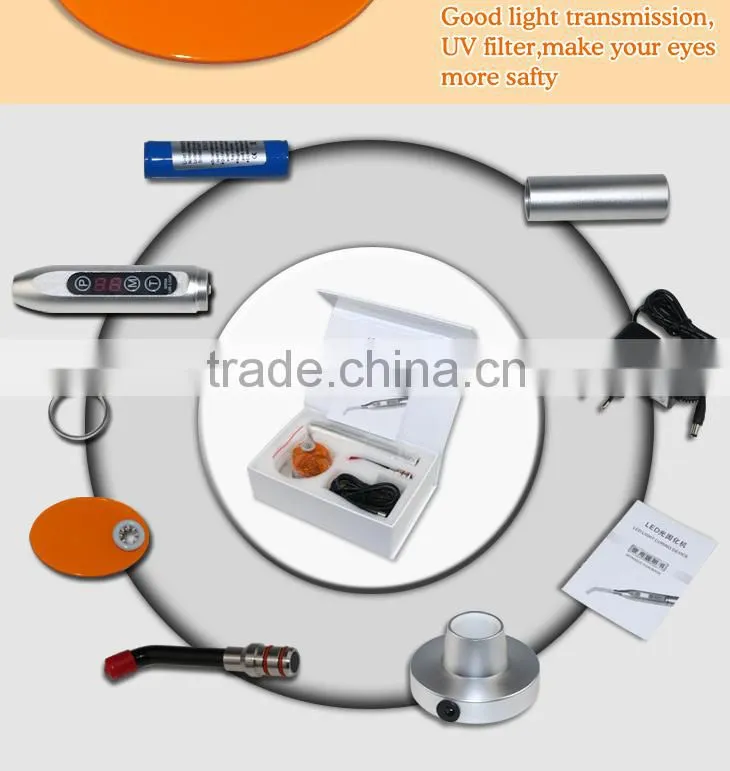 high quality metal case wireless valo led curing light