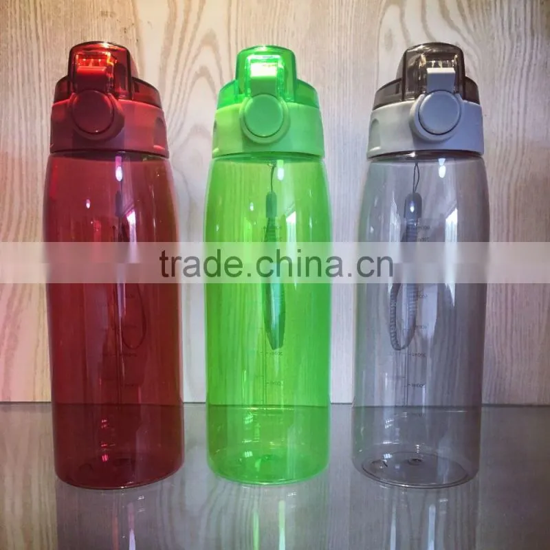 bpa free plastic sport water bottle available in various capacity