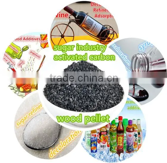 Activated carbon for citric acid&monosodium glutamate&saccharin decoloration