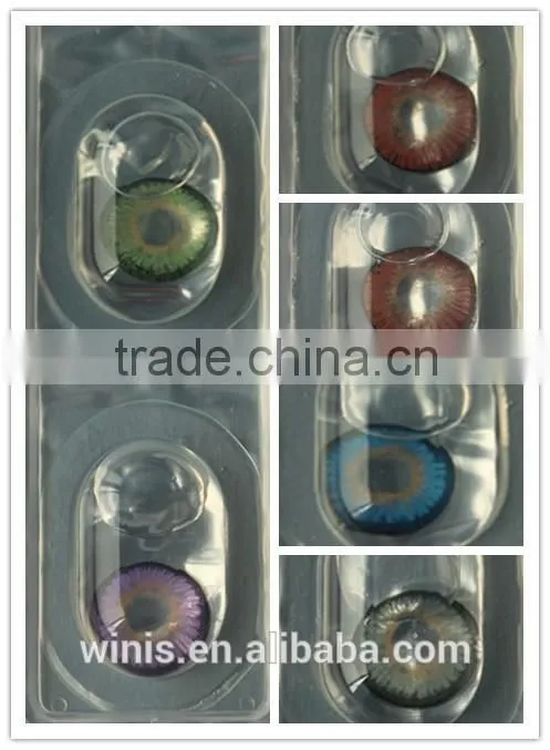 wholesale colorful lens annual galaxy color contact lenses
