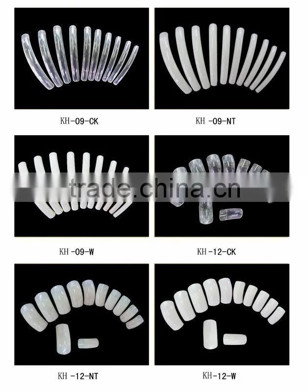 wholesale different styles of acrylic nail tips 70pcs 100pcs 200pcs 500pcs box
