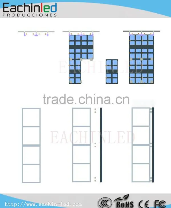 P8 High Resolution Outdoor LED Curtain Display
