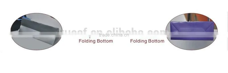Ribbon handle red wine paper bag
