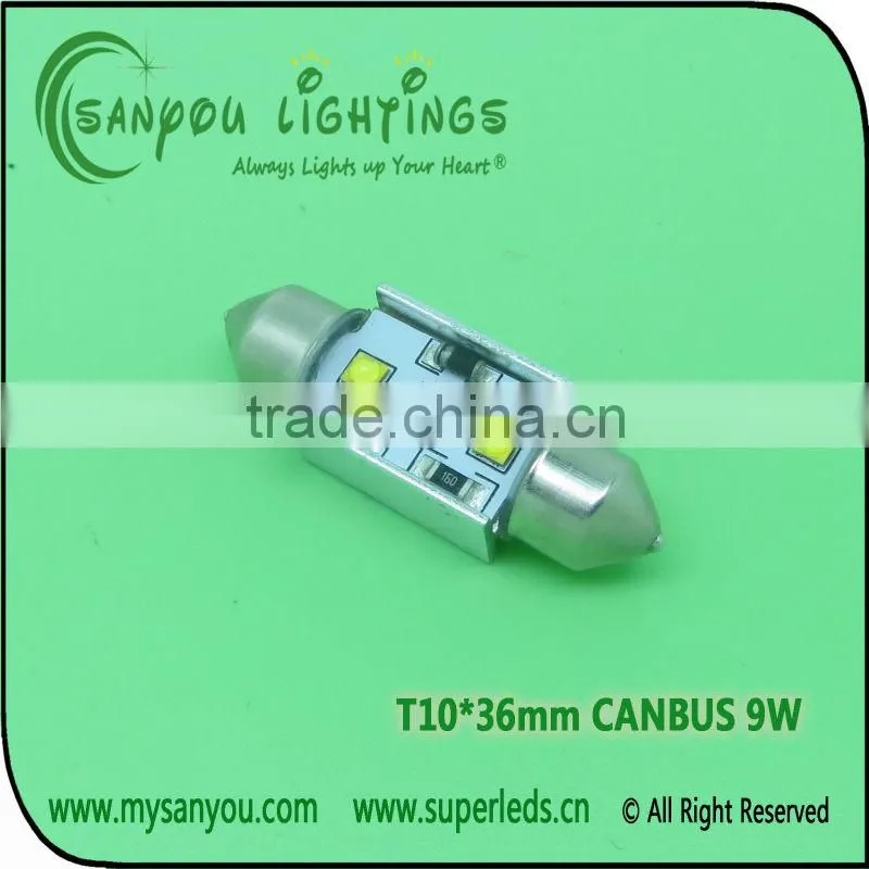 Led car CANBUS FESTOON LIGHT 9W car led light car led lamp