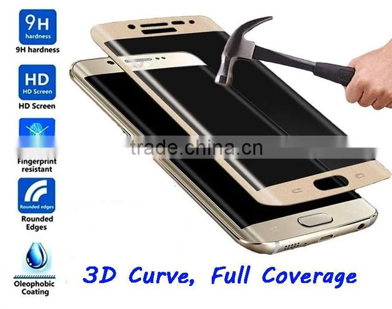 Tempered glass for samsung galaxy s7 edge,vcover s7 edge tempered glass screen protector