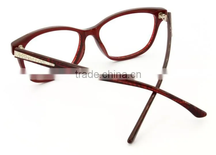 cat eye reading glasses with diamond