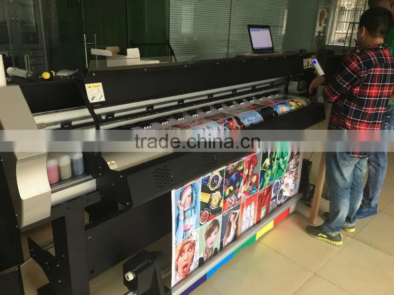 6 FEET 1.8meter eco inkjet solvent printer with DX7 Head Made in China Guangzhou Supply