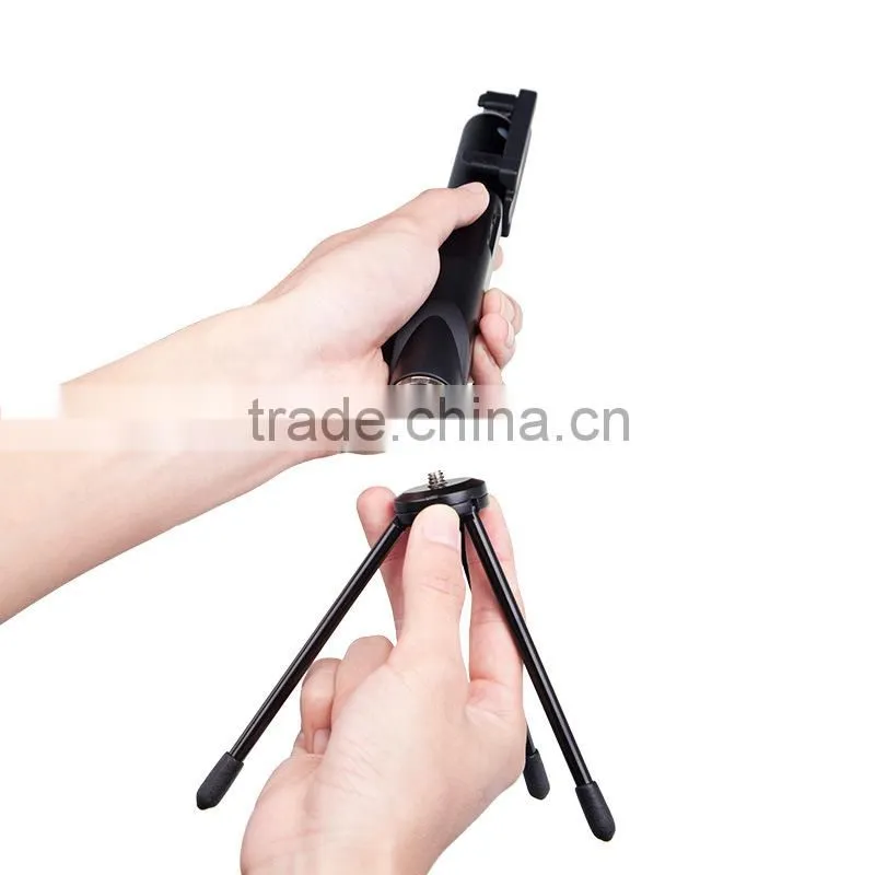 2016 colorful walking selfie stick with bluetooth shutter button colorful walking selfie stick