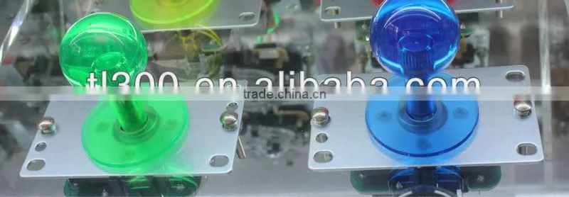 SANWA joystick,transparent ball joystick,clear ball joystick