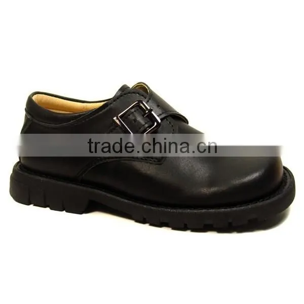 Factory Direct Sell Children International School Uniforms Black Shoes