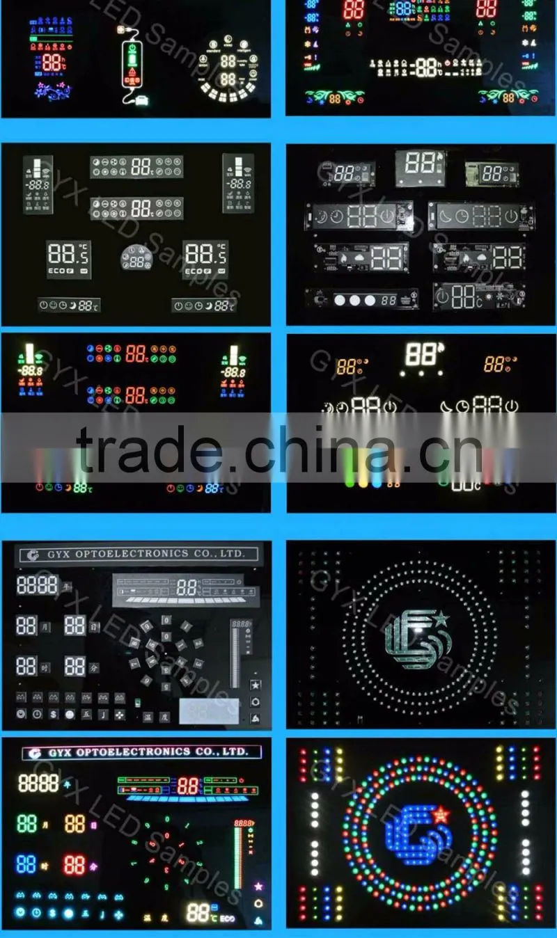 7.4*10.0 0.28 inch cathode type single digit 7 segment led digit display