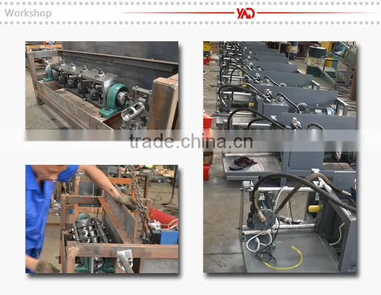 Competitive automatic steel bar straightening and cutting machine