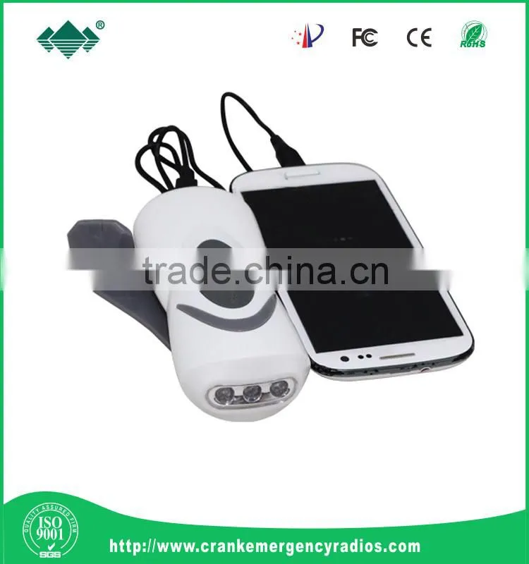 Flashlights and Torches FM / AM Radio Wind Up Charged