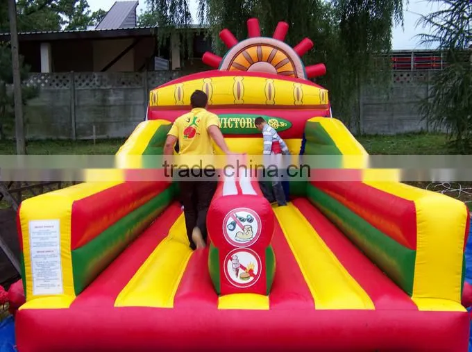 2016 Hot sale inflatable bungee run, inflatable bungee trampoline for bungee run