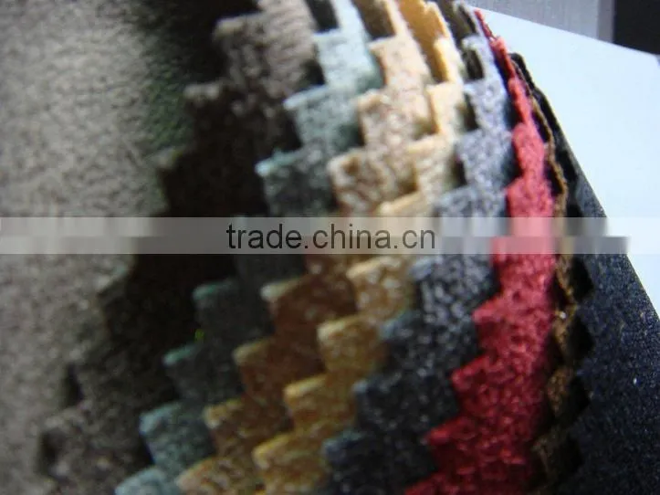 knitted suede lady's shoes fabric